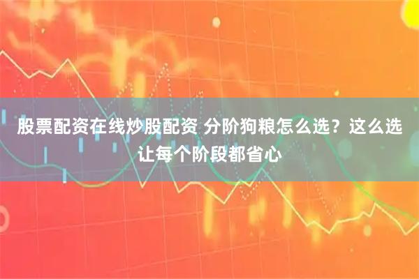 股票配资在线炒股配资 分阶狗粮怎么选？这么选让每个阶段都省心