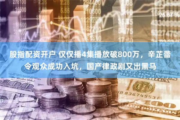 股指配资开户 仅仅播4集播放破800万，辛芷蕾令观众成功入坑，国产律政剧又出黑马